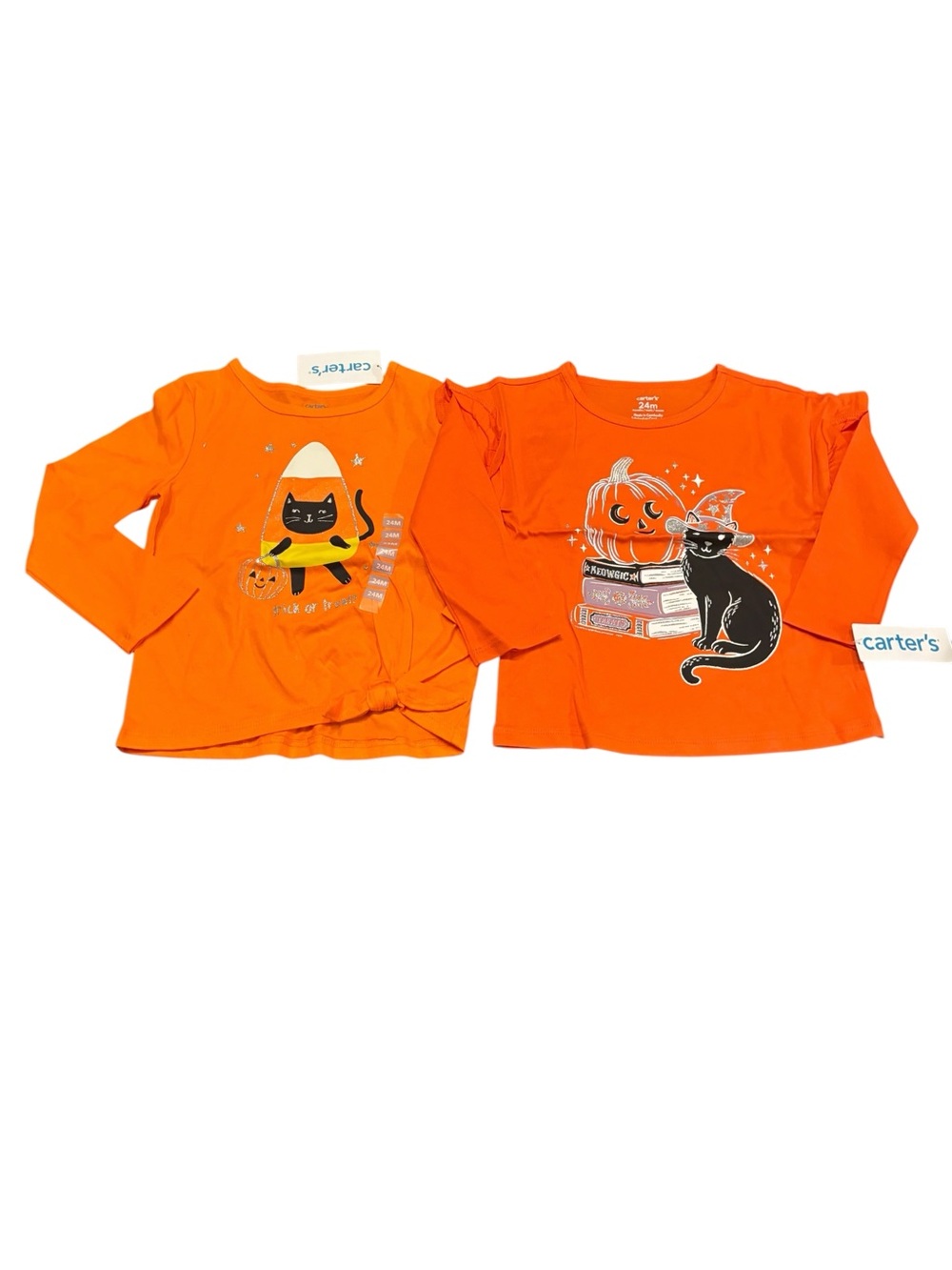 NWT 24M Carter’s Halloween LS Shirt set